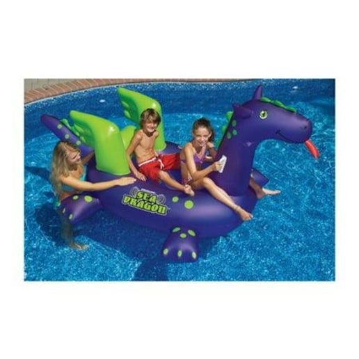 Blue Wave Swimline Giant Sea Dragon Inflatable Pool Toy