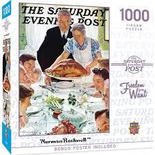 Freedom From Want  Norman Rockwell Puzzle