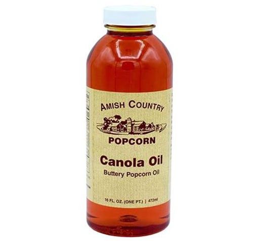 Amish Country -  Popcorn - Canola Oil 16oz. Bottle