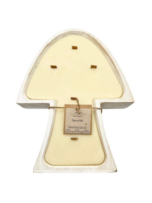Mushroom Dough Bowl Candle - Natures Scent - - Winding Path