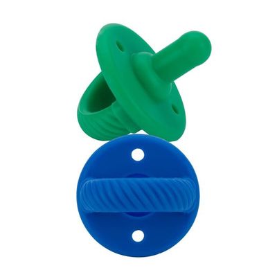 Itzy Pacifier Set Hero Blue/Clover