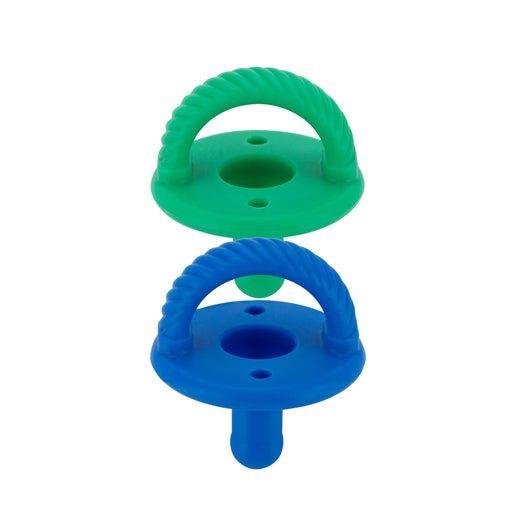 Itzy Pacifier Set Hero Blue/Clover