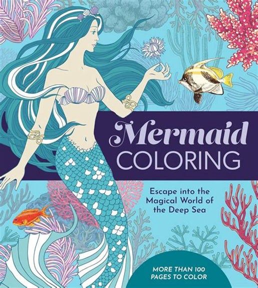 Mermaid Coloring Chartwell Coloring Books