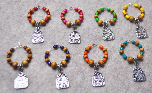 Beaded Wine Charms