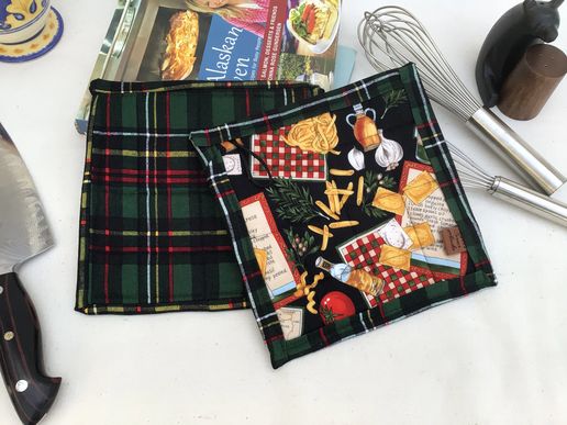 The Italian Chef Fabric Potholder