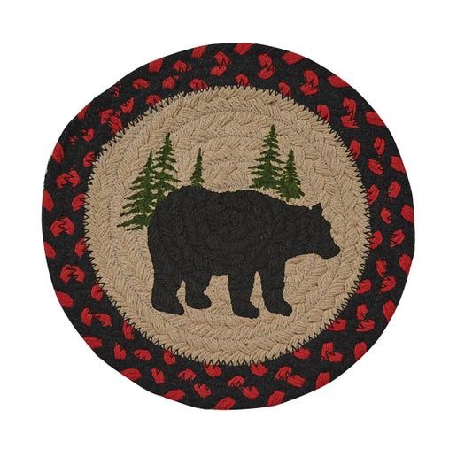 Black Bear Braided Trivet - Park
