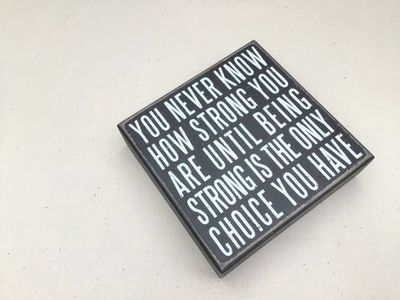 Box Sign - You Never Know