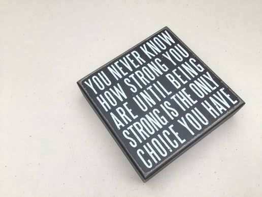 Box Sign - You Never Know