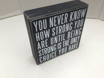 Box Sign - You Never Know