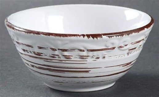 Pfaltzgraff Trellis White Fruit/Ice Cream Bowl