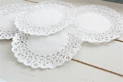 White Paper Doilies - 20 Pack - 4 1/2"
