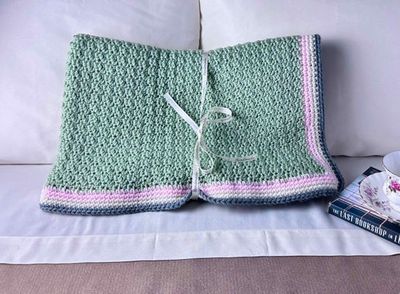 Green Lap Blanket