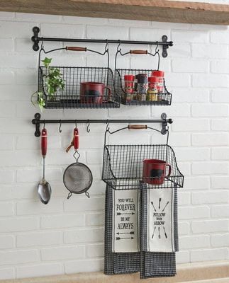 Hanging Wire Baskets - Large