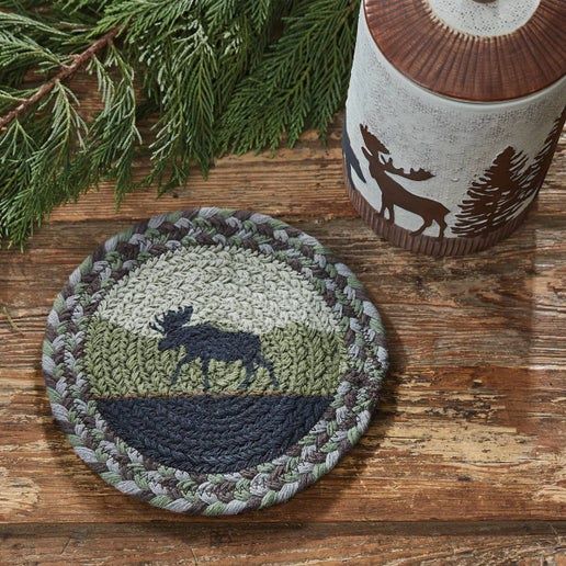 Moose Braided Trivet