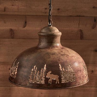 Moose Pendant Hanging Lamp