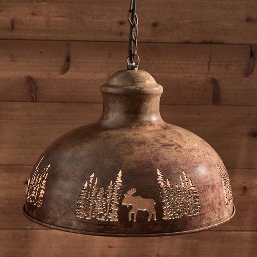 Moose Pendant Hanging Lamp