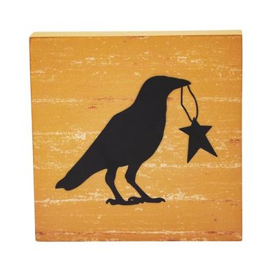 Raven Box Sign 5x5