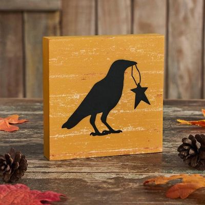Raven Box Sign 5x5