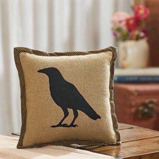 Raven Harvest Pillow 9x9