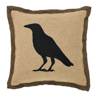 Raven Harvest Pillow 9x9