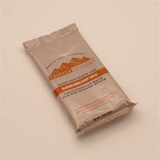Chugach Chocolates - Alaskan Birch Syrup Toffee Candy Bar