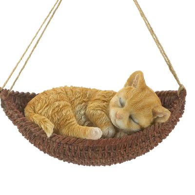 Napping Cat on Hammock