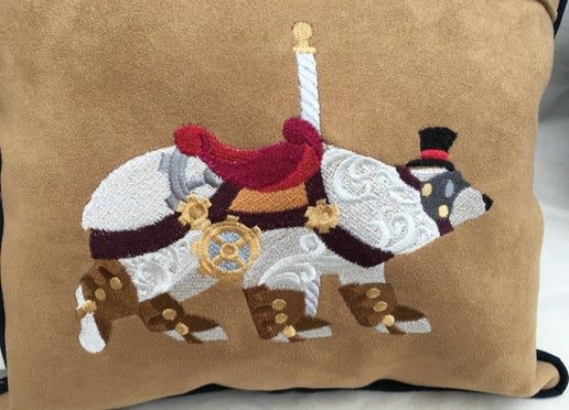 Steampunk Bear Pillow