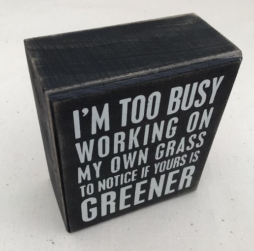 Too Busy Box Sign