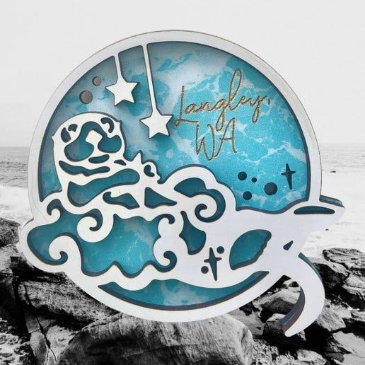 Wrangell Otter Ornament