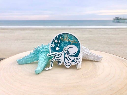 Wrangell Octopus Magnet