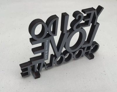 Wood Art - Yes I do love chocolate