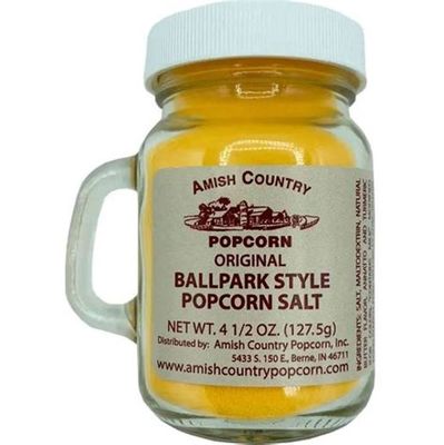 Amish Country Ballpark Popcorn Salt 4.5oz