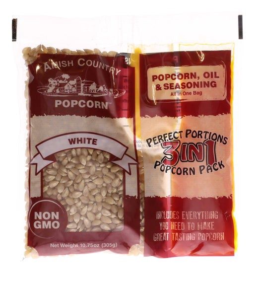 Amish Country Tri-Pack of White Popcorn  - 10.75oz