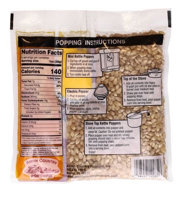 Amish Country Tri-Pack of White Popcorn  - 10.75oz