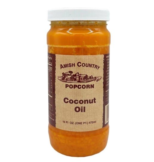 Amish Country Popcorn - 15oz Jar of Coconut Oil