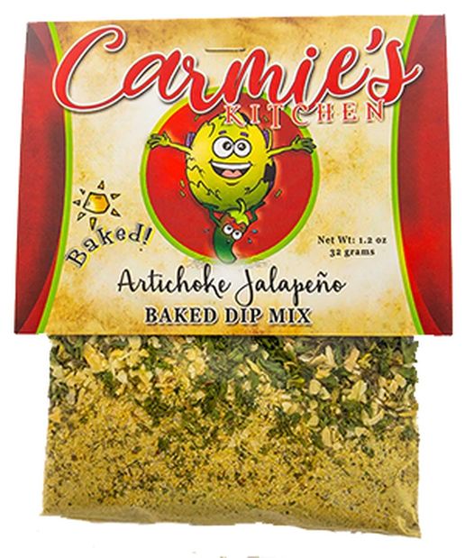 Carmie&#39;s Baked Artichoke Jalapeno Dip Mix