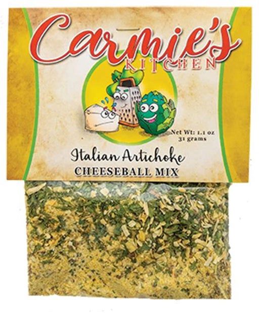 Carmie&#39;s Italian Artichoke Appetizer Cheeseball