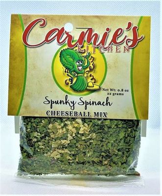 Carmie's Spunky Spinach Appetizer Cheeseball