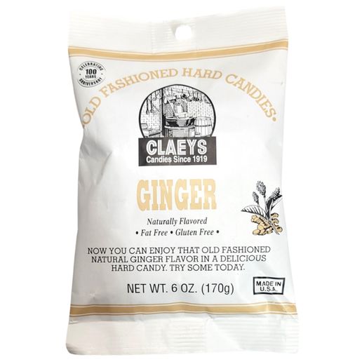 Claeys Old Fashioned Hard Candies - Ginger - 12 Ct Box