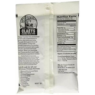 Claeys Old Fashioned Hard Candies - Licorice