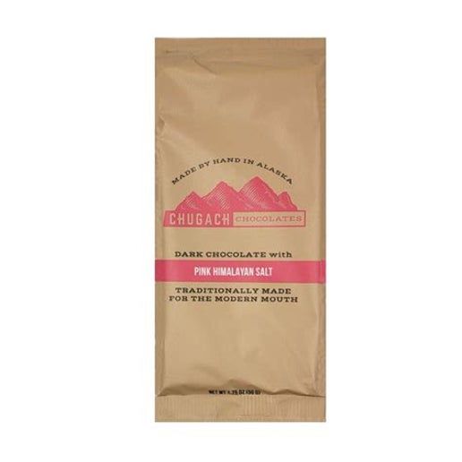 Chugach Chocolate - Dark Chocolate Pink Himalayan Salt Candy Bar
