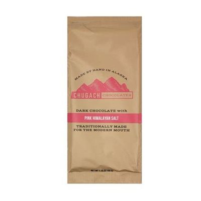 Chugach Chocolate - Dark Chocolate Pink Himalayan Salt Candy Bar