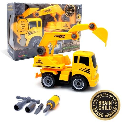 Excavator - Take-Apart-Put-Together/2-Toys-In-1 Truck Toy