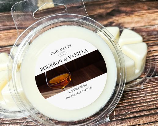 Wax Melts -  Bourbon &amp; Vanilla