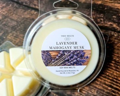 Wax Melts - Lavender Mahogany Musk