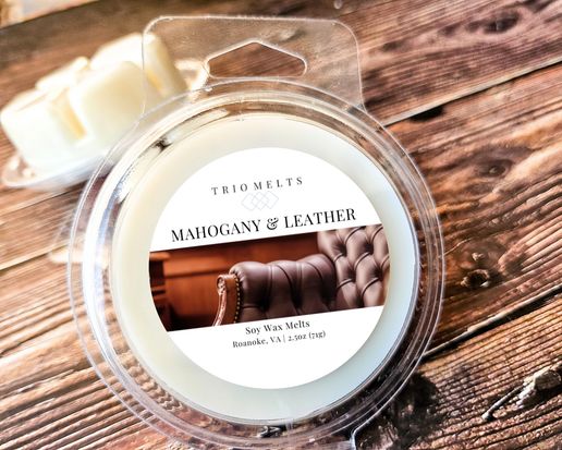 Wax Melts - Mahogany &amp; Leather