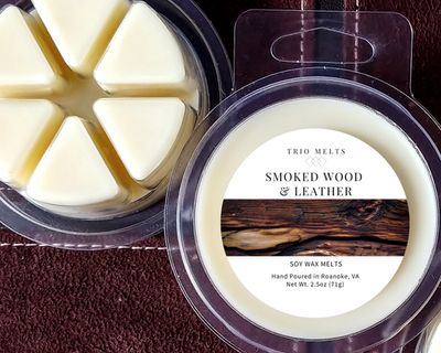 Wax Melts - Smoked Wood &amp; Leather