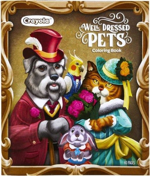 Crayola Well Dressed Pets Coloring Book