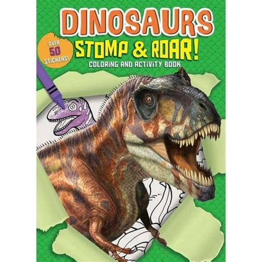 Dinosaurs Stomp and Roar Coloring Book