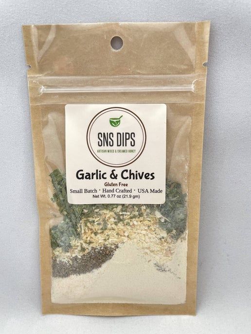 SnS Dips - Garlic &amp; Chive Dip Mix